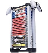 HEATFUN Video Game Storage Tower, Game Organizer for PS5 PS4 Xbox Switch Game Cards (Up to 23 Gam...