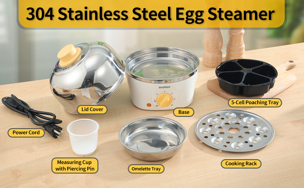 304 Stainless Steel Egg Cooker