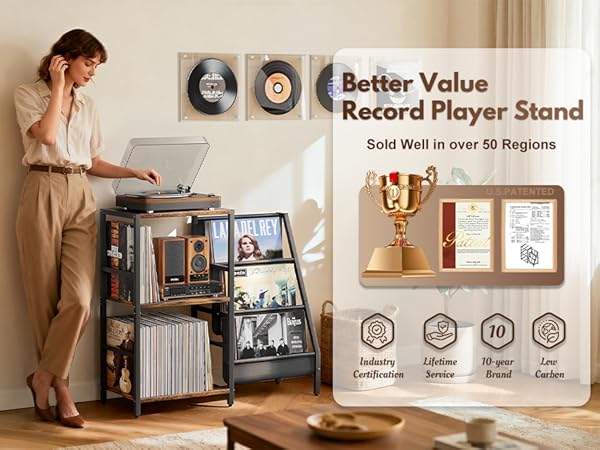 record player stand