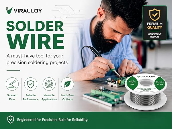 Lead free solder wire