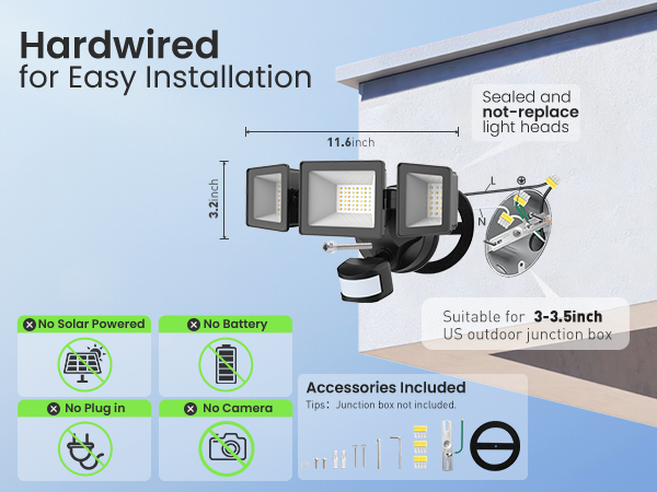 motion sensor outdoor lights