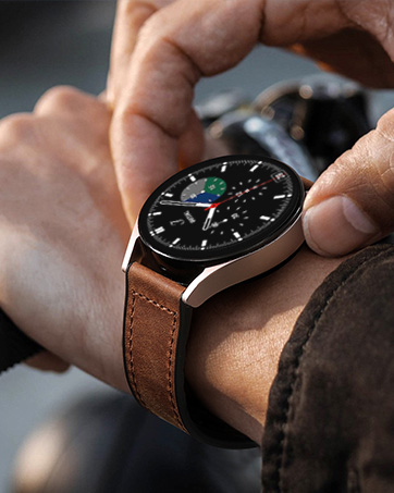 samsung galaxy watch 7 band 6 5 4 3 FE Classic Active 2 Leather Magnetic