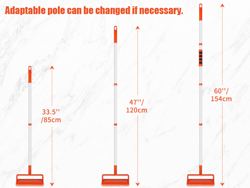 extendable long handle pole can be shortened for different requirements