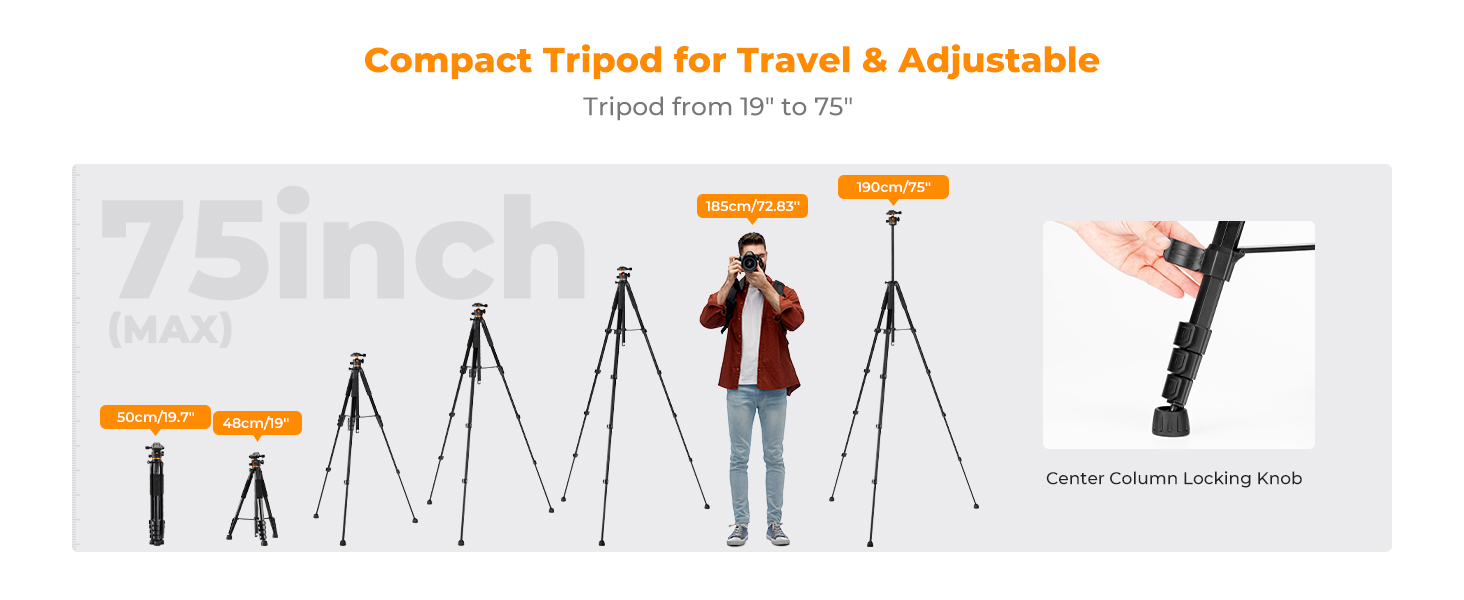 K&amp;amp;F Concept Camera Cellphone Tripod