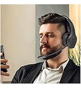 KERHAND Trucker Bluetooth Headset,Trucker Headset with Mute Button and Dual Noise Cancelling Micr...