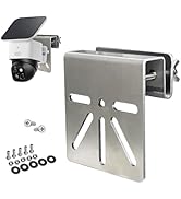 WiTi Gutter Mount Stainless Steel Bracket for Eufy Security SoloCam S340, Solar Security Camera H...