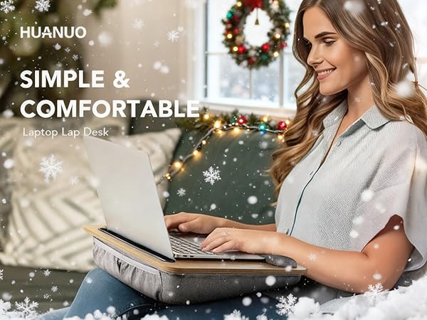 HNLD12 laptop lap desk lap desk with cushion laptop stand for bed for adults