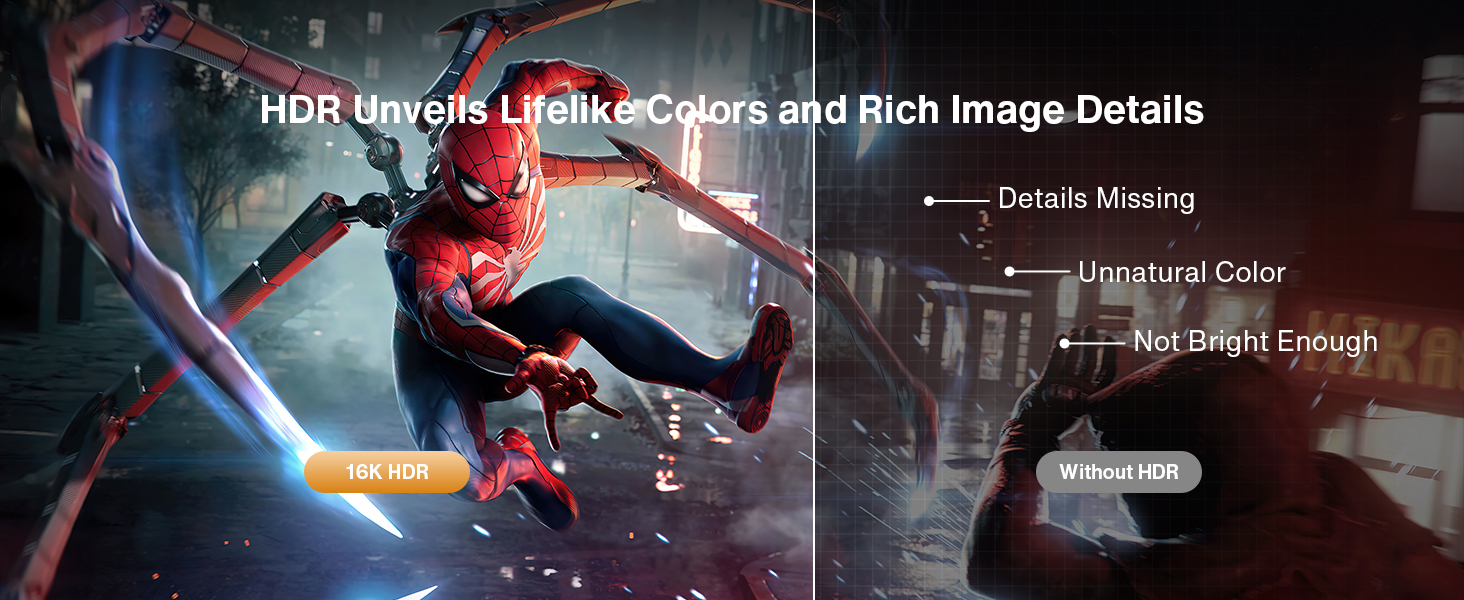 16K display port to display port cable