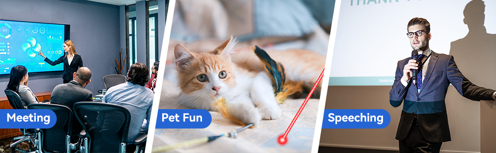 powerpoint clicker with laser pointer