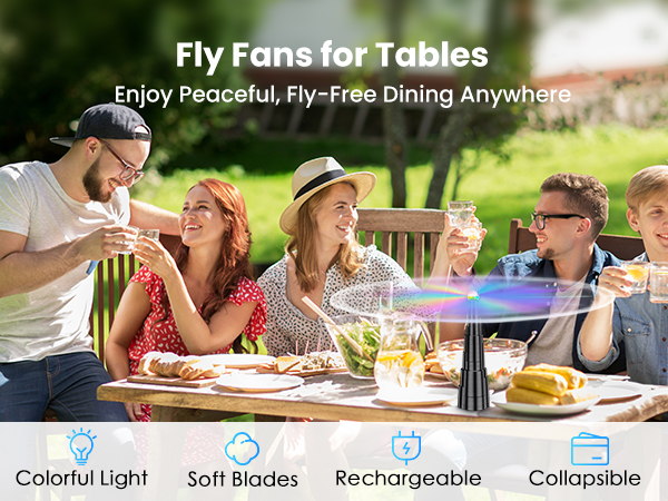 Fly Fans for Tables