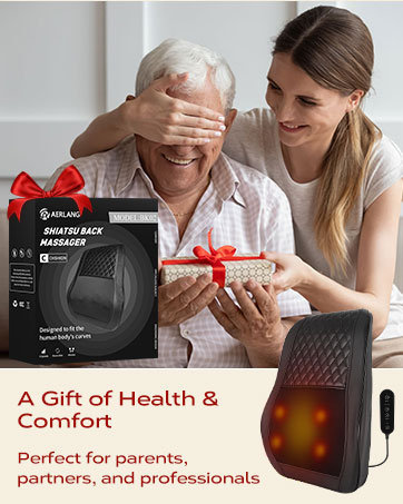 massage back massager with heat birthday gifts for men