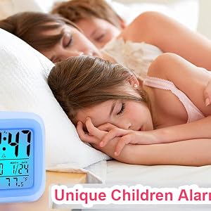 Alarm clock for kids bedr0om