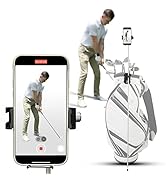 Dprofy Magnetic Golf Phone Holder,Golf Analyzer Accessories with Bluetooth Wireless Remote, Recor...