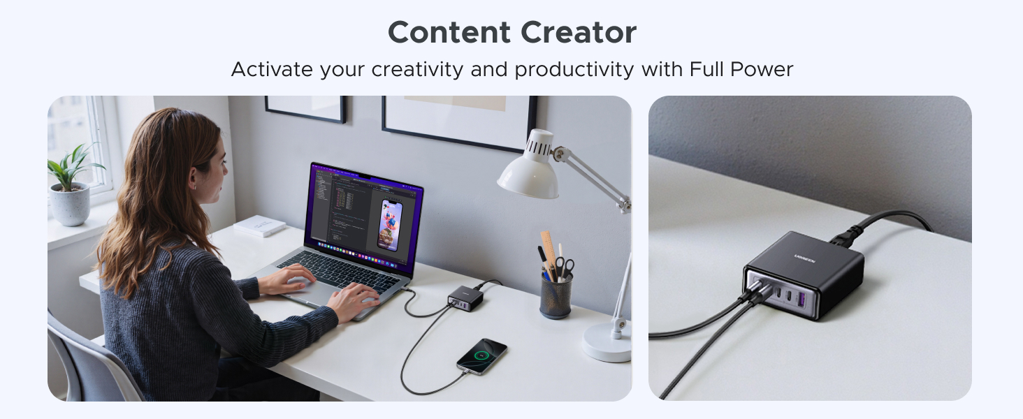 Content Creator Activate your creativity and productivity with Full Power