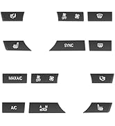 Jaronx Compatible with BMW Climate Control Button, 12PCS AC Buttons Climate Button Replacement A/...