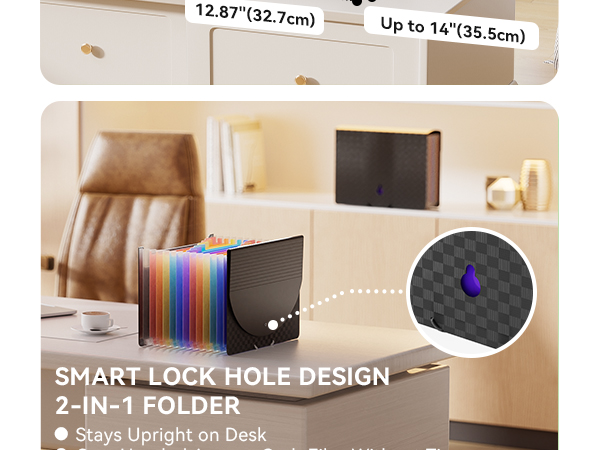 ThinkTex Accordion File Organizer