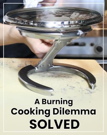 Cooking dilemma solved - lid holder