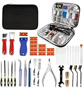53Pcs 3D Printer Tool Kit,3D Printing Accessories Includes Nozzle Cleaning Kit,Deburring Tool,Scr...