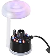 FITNATE Mist Maker with 12 LED Lights,Mist Maker Fogger, Mini Size, Large Capacity of Mist for Ha...