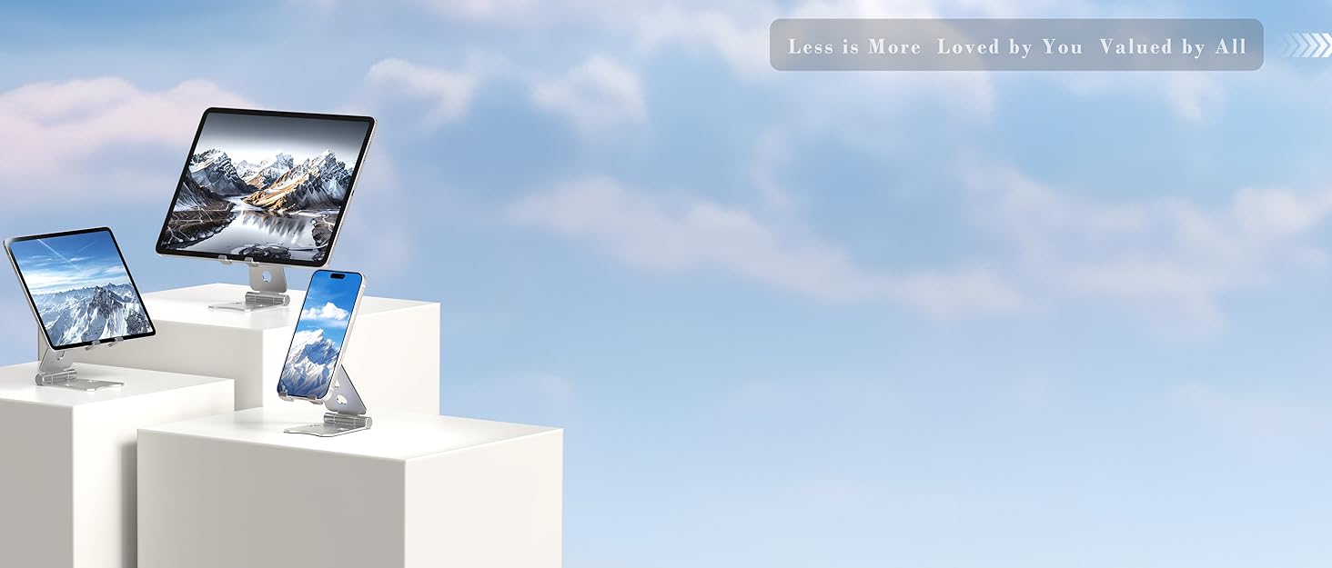 HZZADZXW Dual Folding Cell Phone Stand