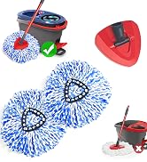 NEWE Mop Replacement Heads for O-Cedar 2 Tank System Spin Mop