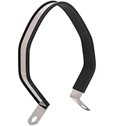 Klanata Motorcycle Exhaust Clamp, Hexagon Muffler Pipe Silencer Hanger Mount Bracket Stainless St...