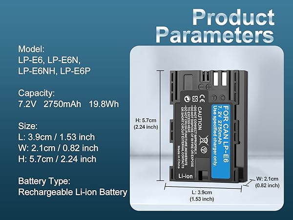 LP-E6 battery