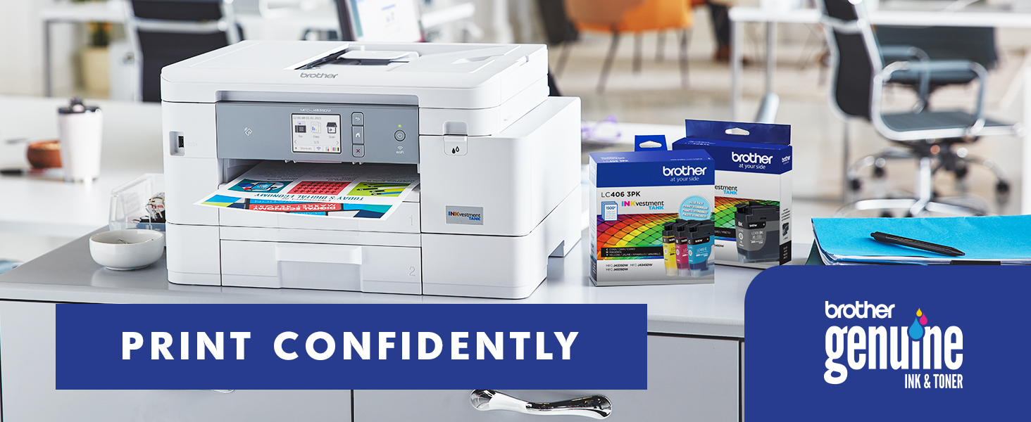 Print Confidently with Brother Genuine Ink &amp; Toner