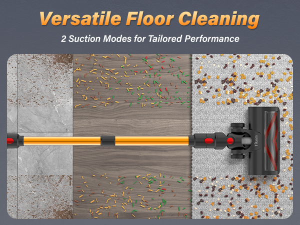 pright compact electric floor sweeper anti-tangle pet hair dog food carpet hard cordless vacuum