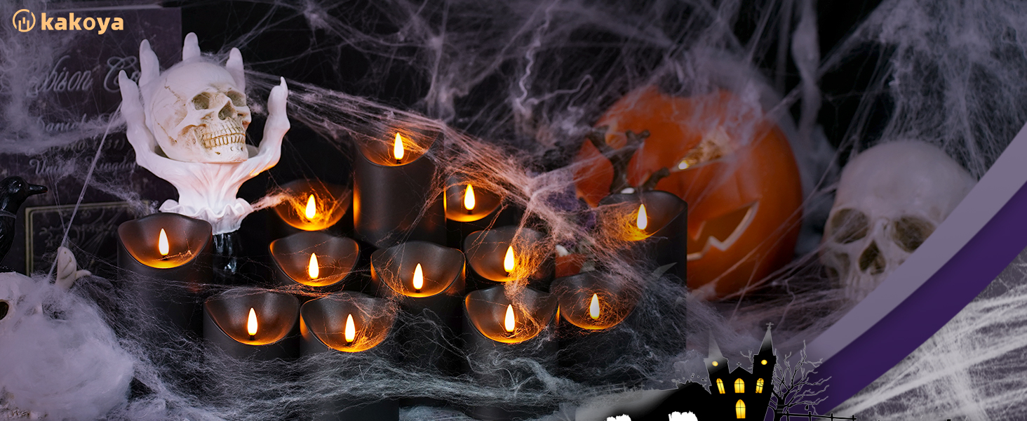 Halloween flameless candles fake candles