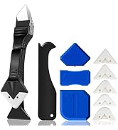 3 in 1 Silicone Caulking Tool Kit, Professional Sealant Finishing Tool with Replaceable Silicone ...