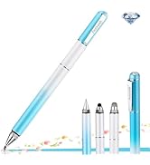 Penyeah Valentines Day Gifts for Her, Sparkling Diamond Top Versatile 3 in 1 Stylus Pen for All T...