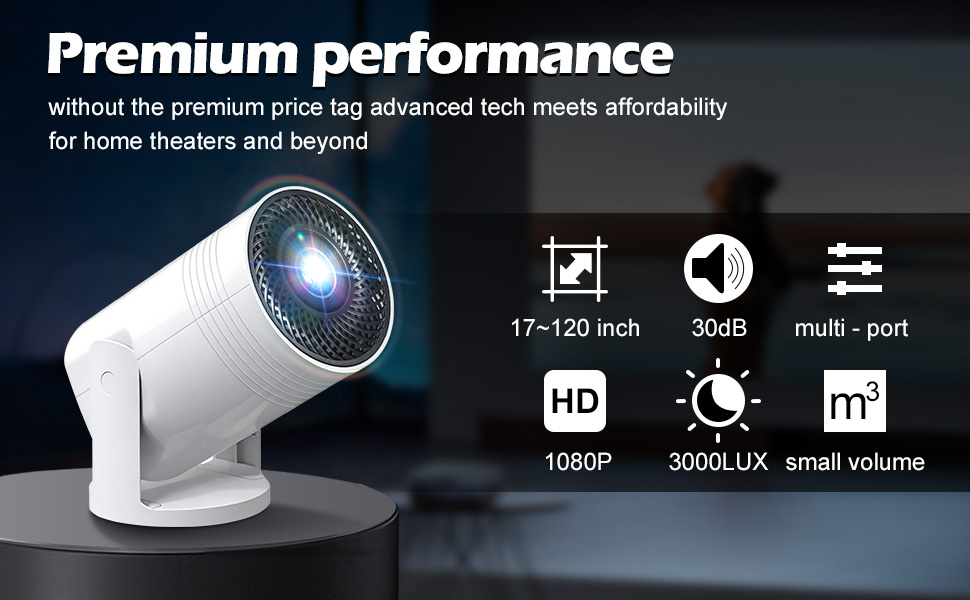 projector;mini projector;portable projector;projector with wifi and bluetooth;projector for bedroom