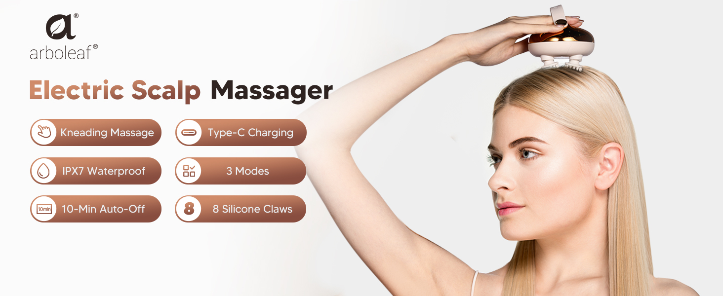 KNEADING SCALP MASSAGER ELECTRIC