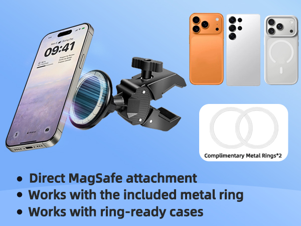 Magnetic Phone Mount for Stroller, Exercise Bike