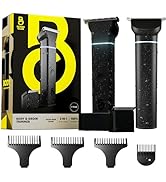The Beard Club Manscape Body Hair Trimmer for Men, Pubic Hair Trimmer for Men &amp; Ball Trimmer - Me...