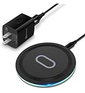 Wireless Charger Samsung Fast Charging Pad for Samsung Galaxy S24/S23 Ultra/S22/S21/Z Flip 5,15W ...