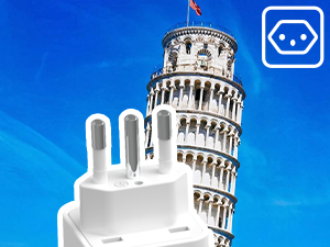 European Travel Plug Adapter,WRXDMC Universal Power Adapter for EU UK US AUS