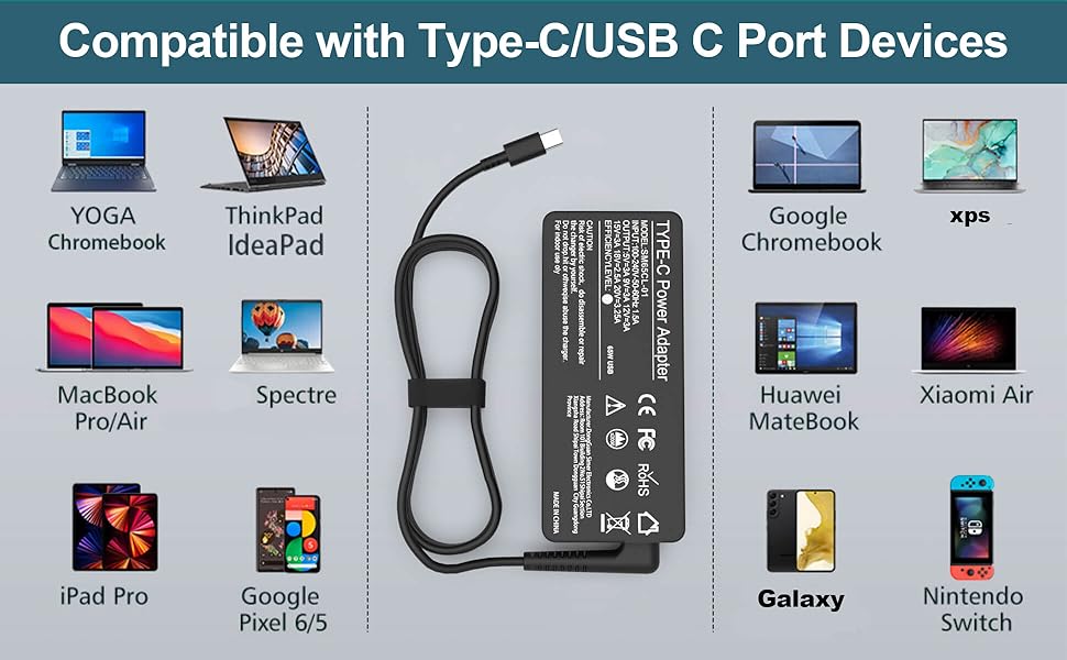 type c laptop charger