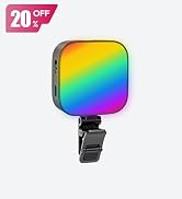 ULANZI U60 RGB Video Lights Black LED Camera Light 360° Full Color Portable Photography Lighting ...