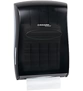 Kimberly-Clark Professional Manual Universal Folded Paper Towel Dispenser (09905), Black, Wall Mo...