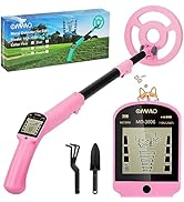 OMMO Metal Detector, Adjustable 27.5”-37.8” Metal Detector for Kids with Intuitive LCD Display, L...