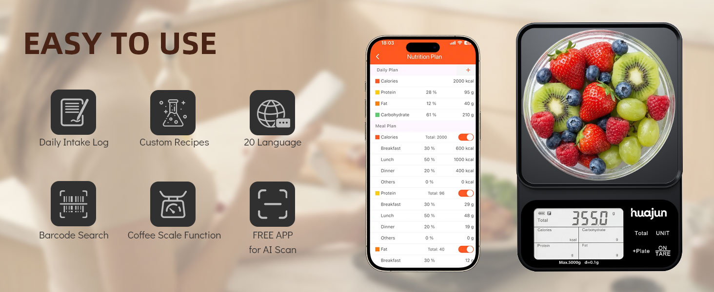 smart food scale with app