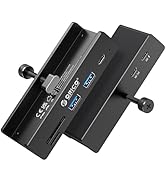 ORICO USB Hub 3.2, Clamp USB-Hub with Extra Power Supply Port, 10Gbps Aluminum 5-Port USB Adapter...
