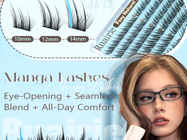 manga lash clusters
