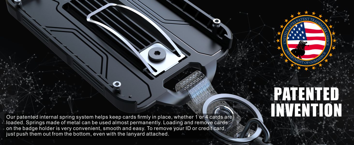 Retractable Badge Holders Retractable Badge Reel Key Chain Black