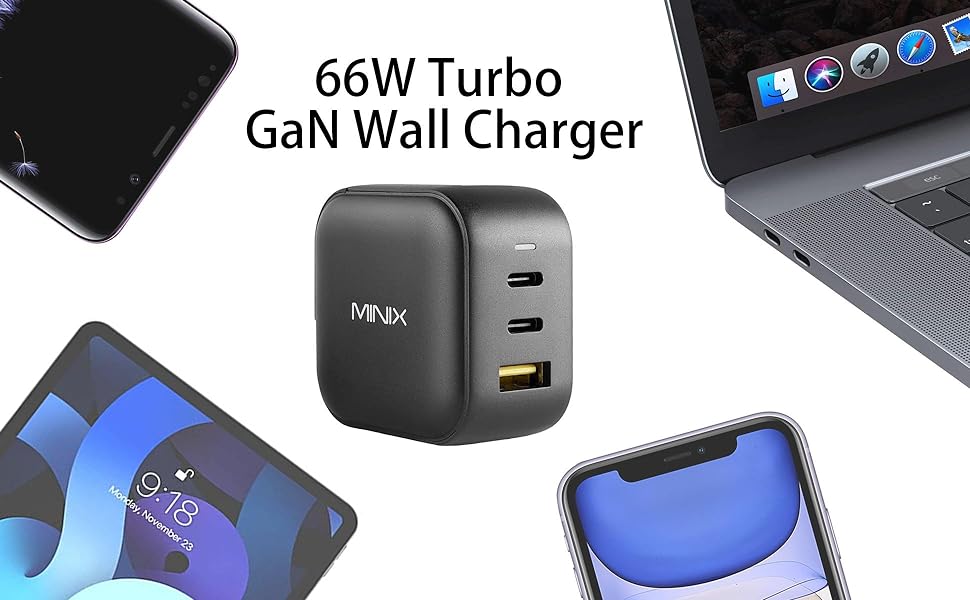 66w Turbo gan wall charger updated