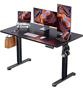 ErGear Height Adjustable Electric Standing Desk, 47.2 x 23.6 Inches Sit Stand up Desk, Memory Com...