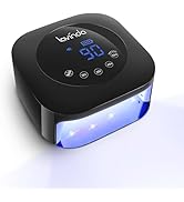 UV Light for Nails, Lavinda UV Nail Lamp 54W Rechargeable Nail Dryer Gel Polish Light with Large ...