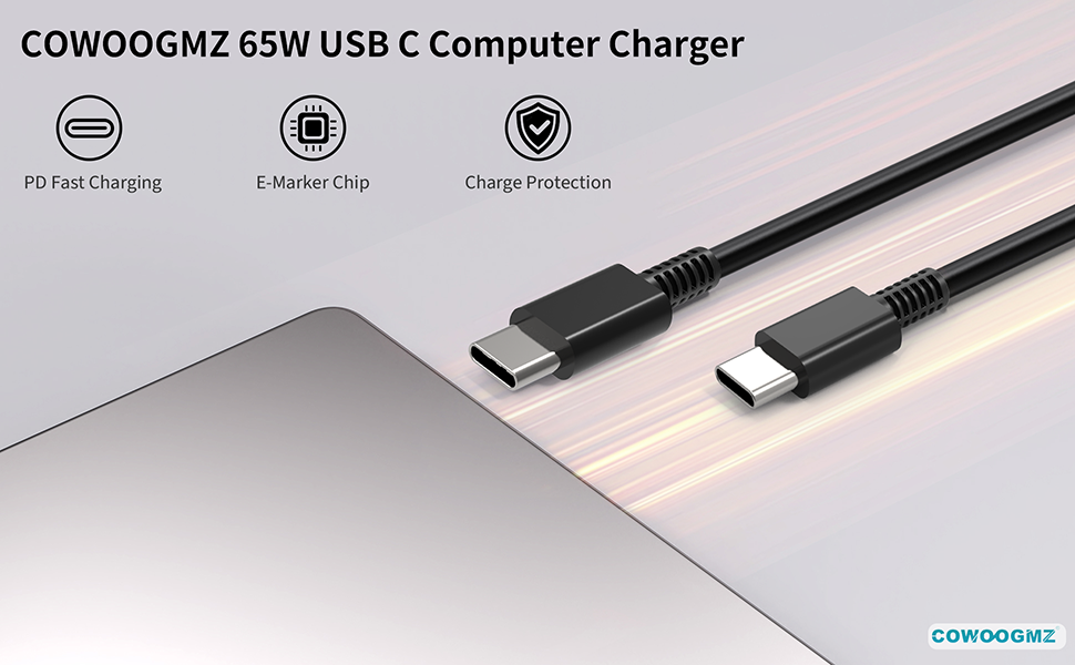 65W USB C Charger USB C 65W Laptop Charger